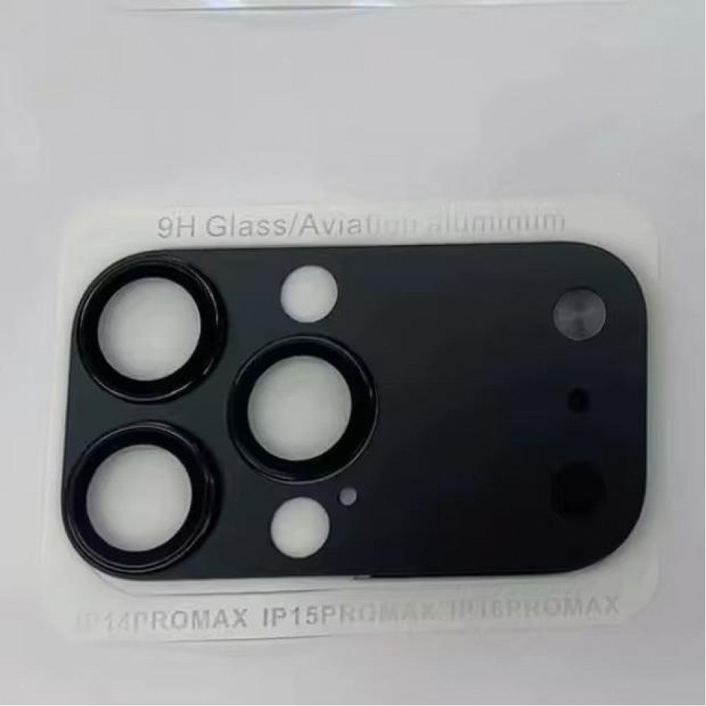 Fake Camera Glass Plastic Color — iPhone 15-16 Pro Max — Black