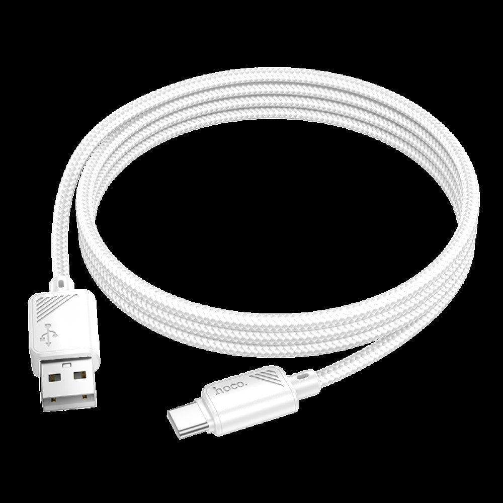 Кабель USB C 2.4A (1m) Hoco X113 — White