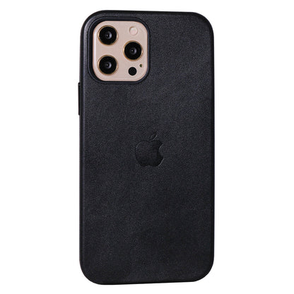 Накладка Чехлы Leather Case With Magsafe iPhone 16 Plus — Black