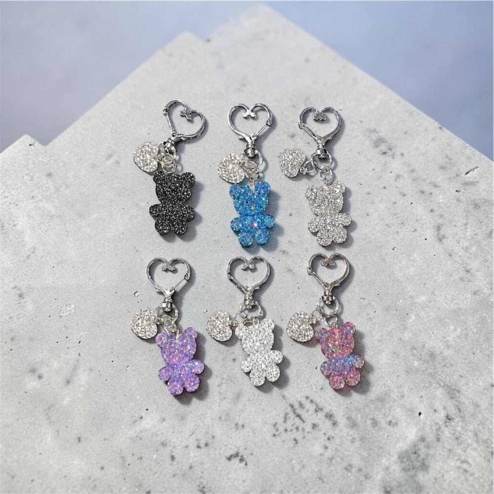 Брелок Swarovski Color Bear — Silver