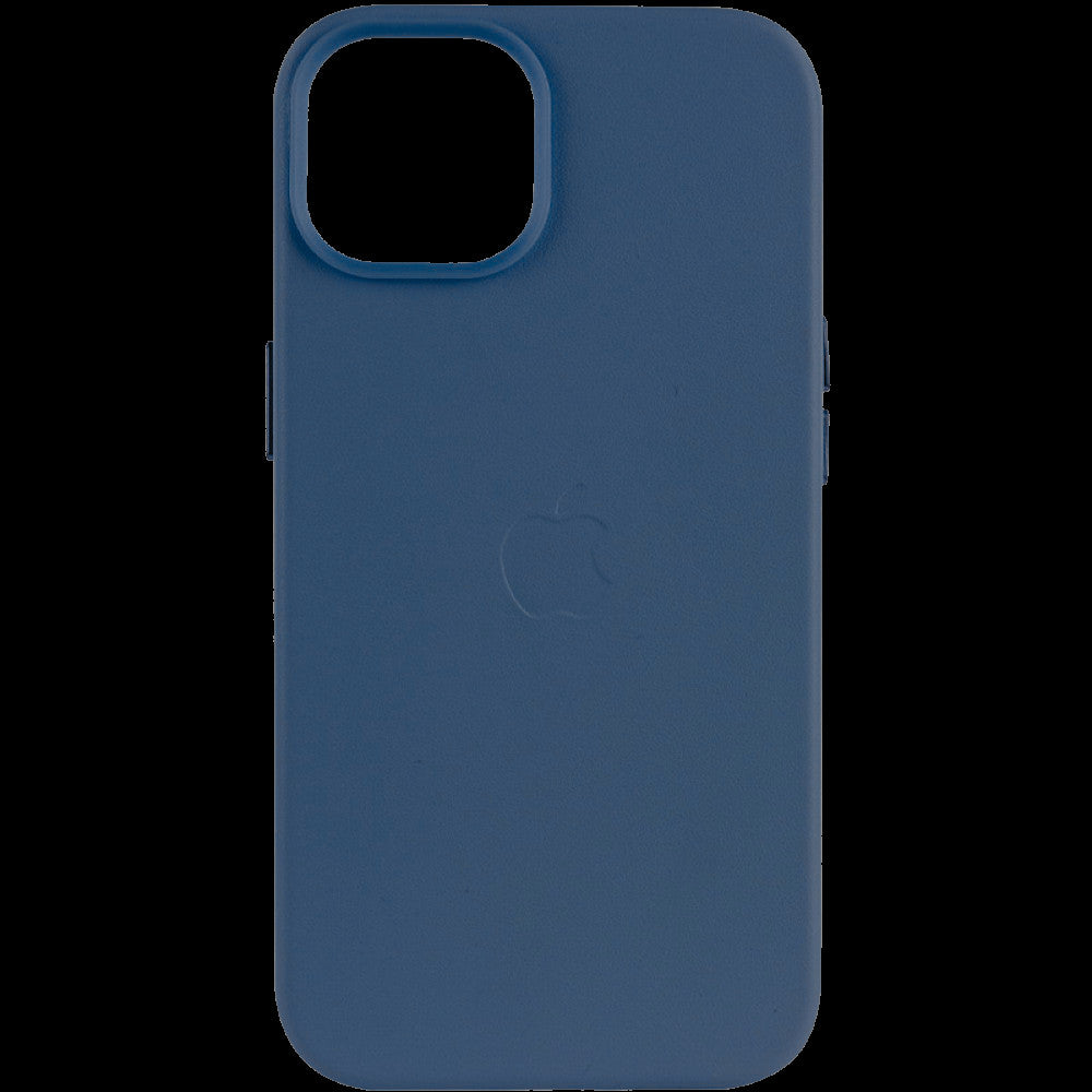 Leather Case With Magsafe iPhone 16 Pro — Blue