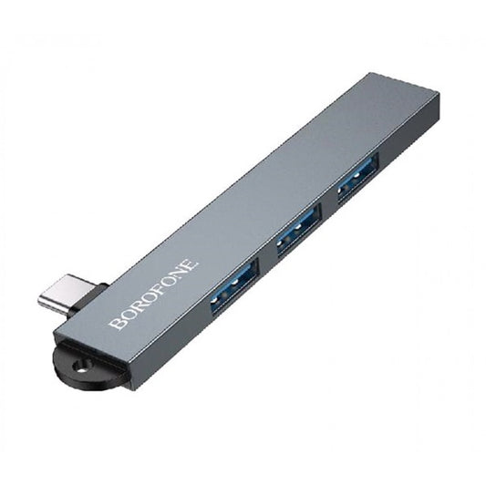 USB HUB : USB C To 4 USB — Borofone FH1A
