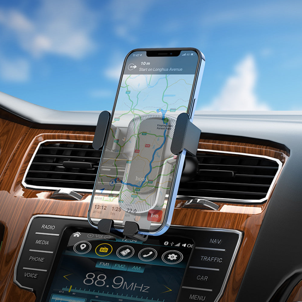 Car holder sliding on air duct Hoco CA103 — Black