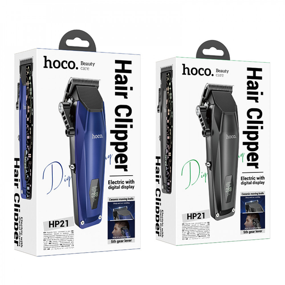 Hair Clipper - Hoco HP21 - Blue