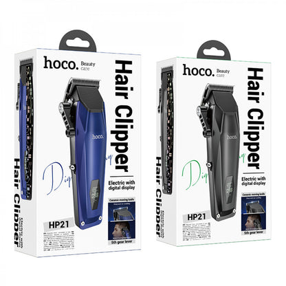 Hair Clipper - Hoco HP21 - Blue