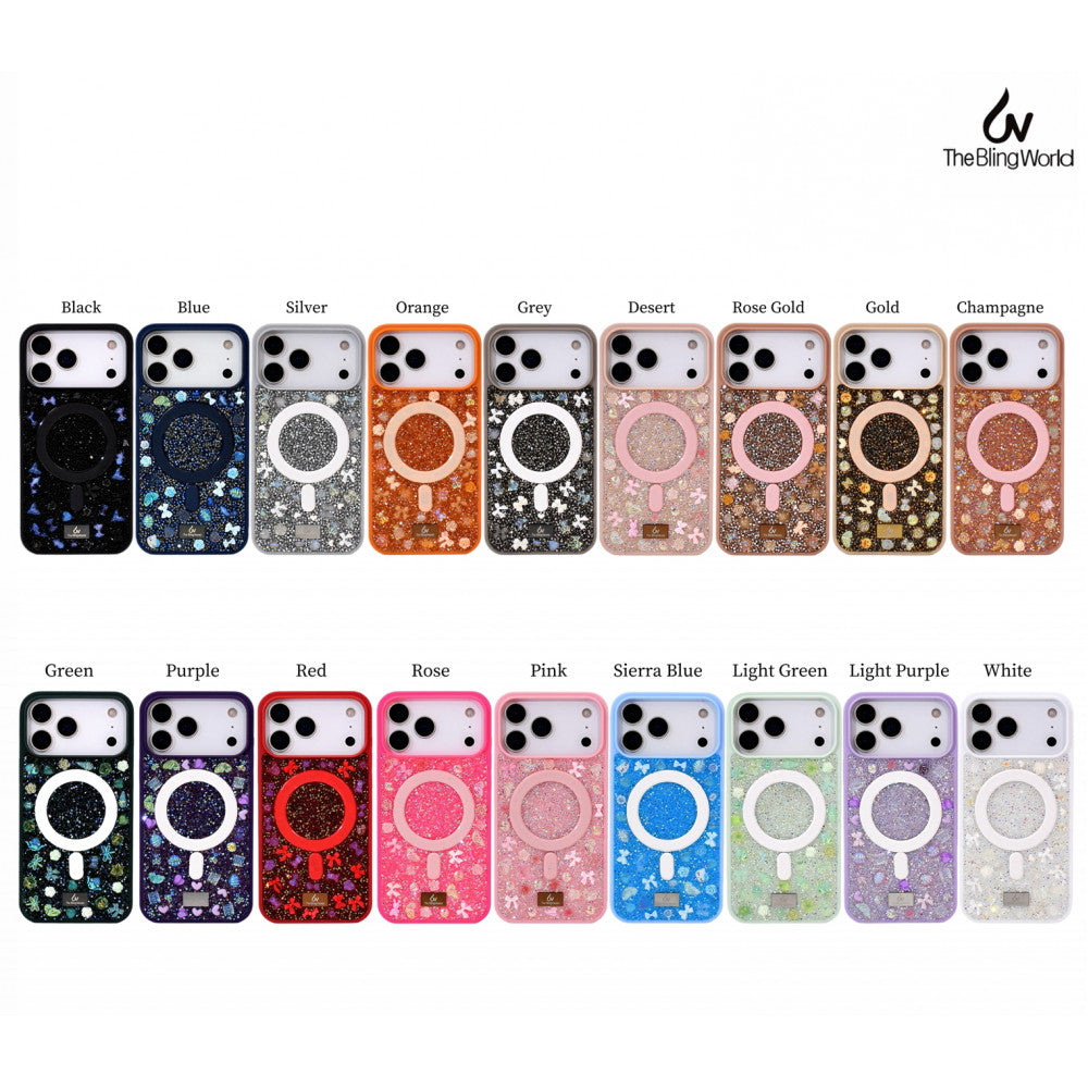Накладка Чехлы Bling World Bobi Case With MagSafe — iPhone 16 Pro Max — White