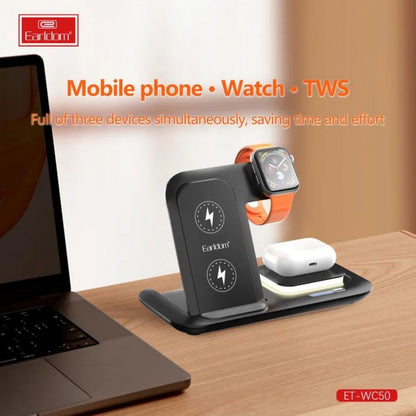Wireless Charger 3 in 1 – Earldom ET-WC50