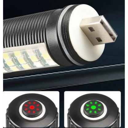 Фонарик аккумуляторный 2 в 1 ручной + налобный с USB — SY-2209