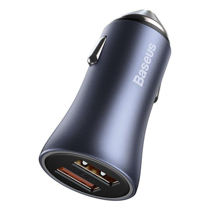 Car Charger 40W 2U Baseus (CCJD-A0G) Golden Contactor Pro Dual Quick Charger Dark Gray – CCJD-A0G Dark Gray
