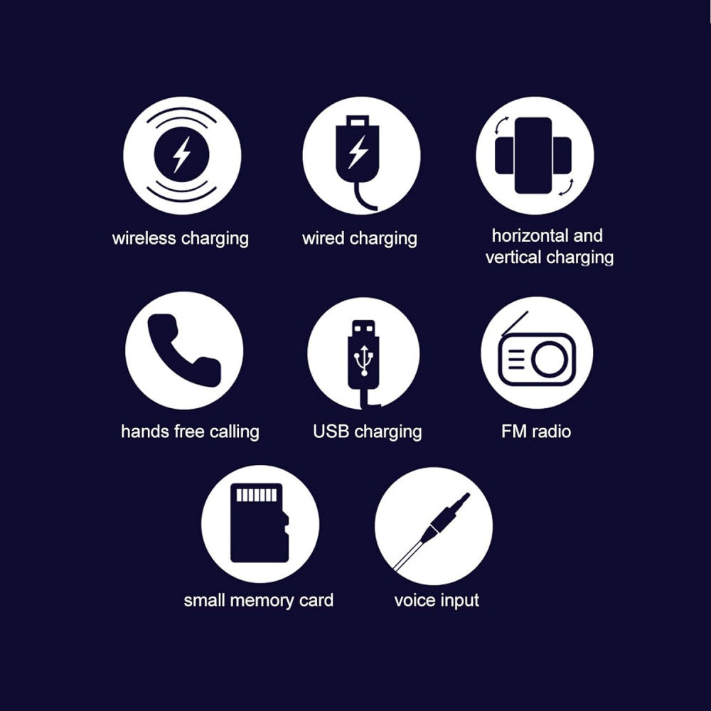 Portable speaker SAM02 led wireless charging