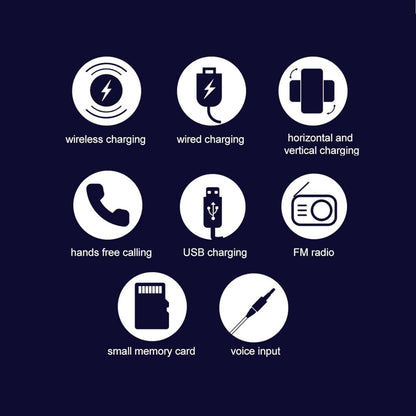 Portable speaker SAM02 led wireless charging