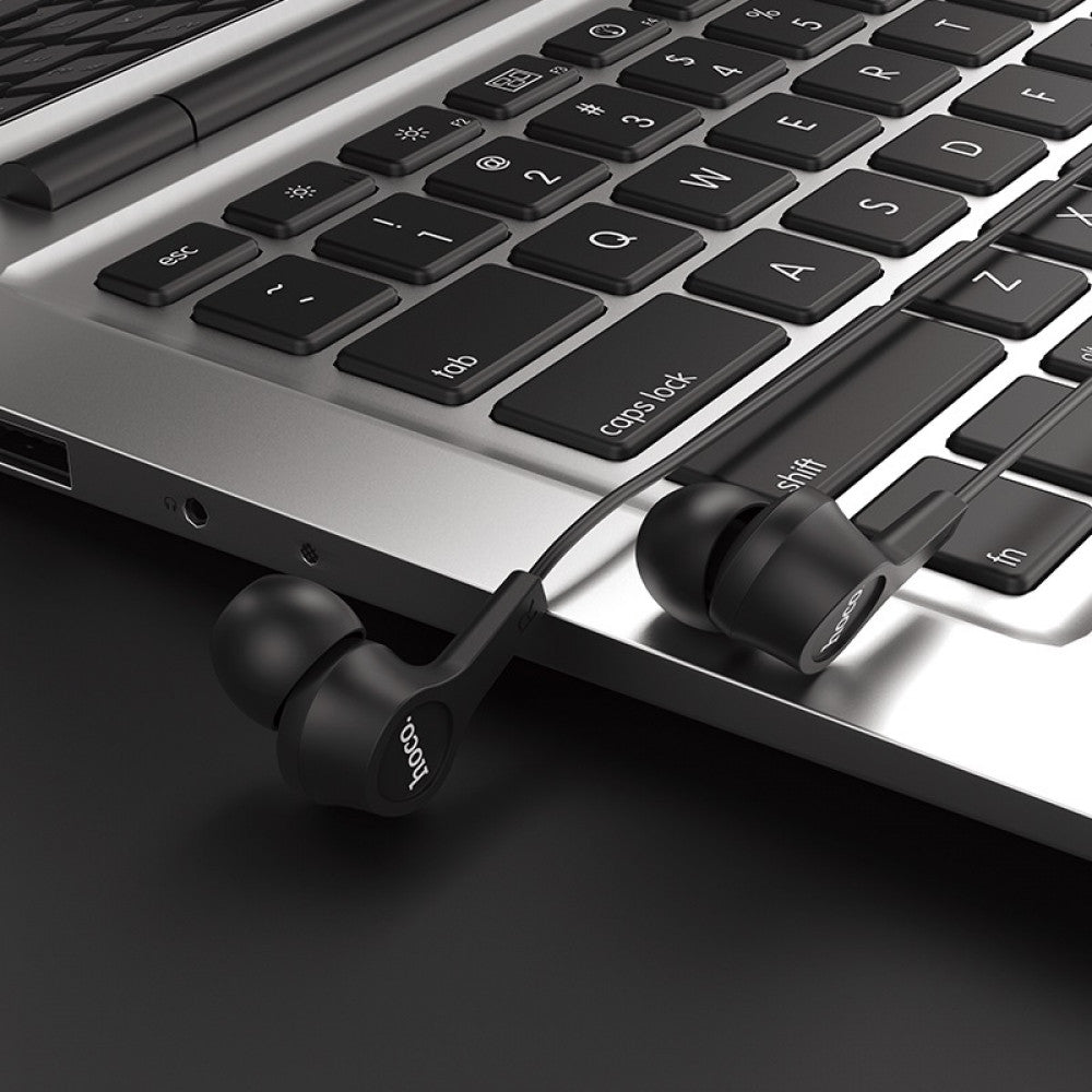 Headphones with microphone 3.5mm Hoco M50 Daintiness – White