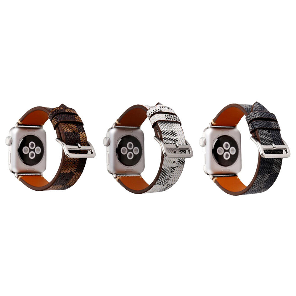 Reminets Leather Series Apple Grid – Apple Watch 38 mm | 40 mm | 41 mm - Design 01