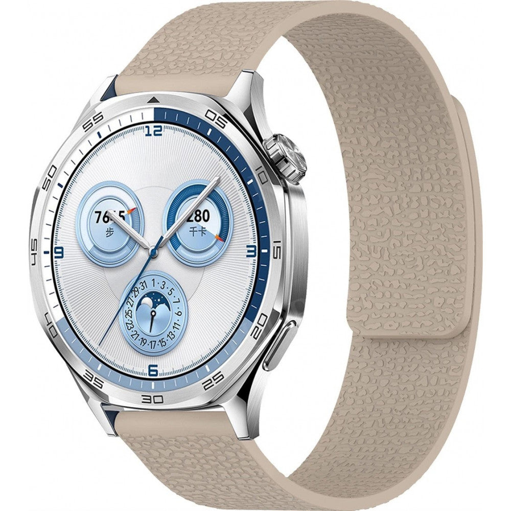 Ремінець Pebbled Magnetic Strap — Універсальний 22 mm — Starlight