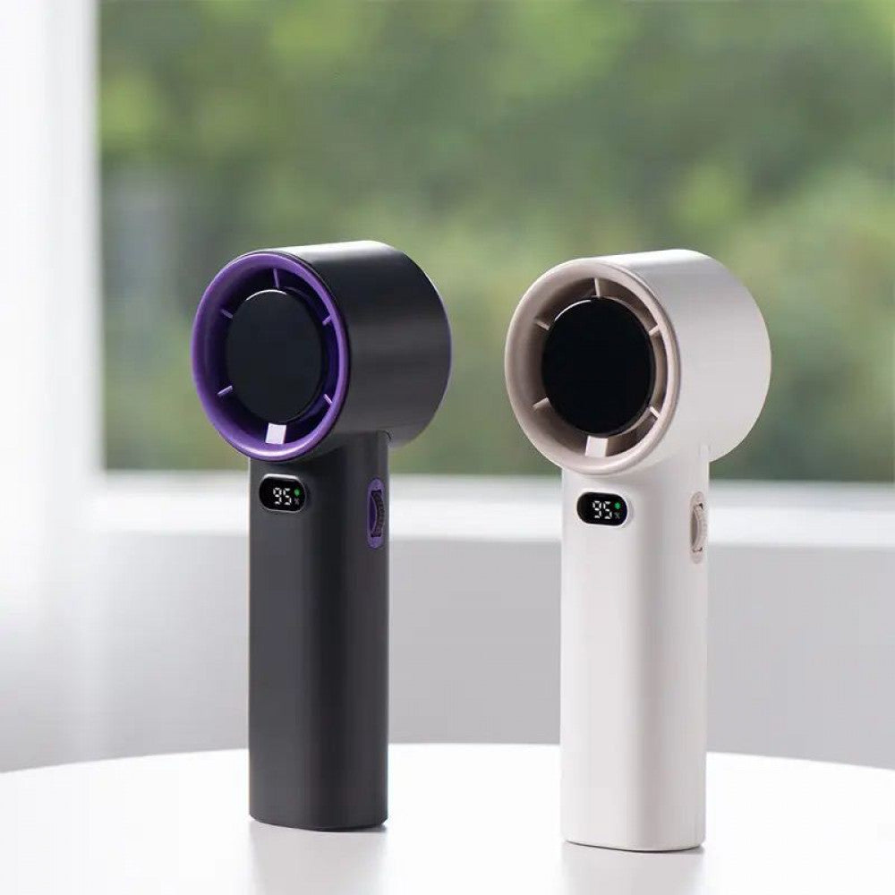 Портативный мини вентилятор WT-K38 - 3600 mAh — Black