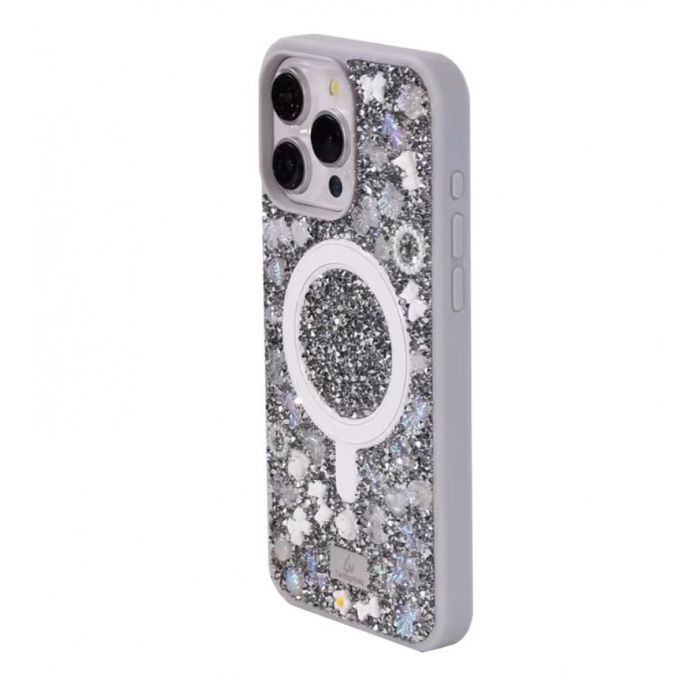 Накладка Чехлы Bling World Bobi Case With MagSafe — iPhone 16 Pro Max — White