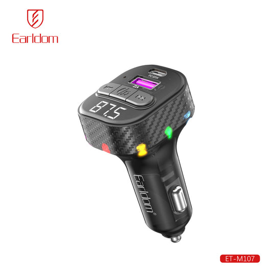 Fm Modulator MP3 Car Charger 3.0A 1U 1C Earldom ET-M107