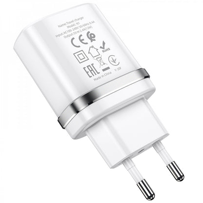 Home Charger 2.4A 1U Hoco N1 — Black