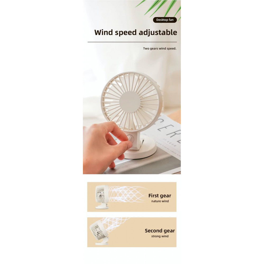 Портативный мини вентилятор WT8019 — White