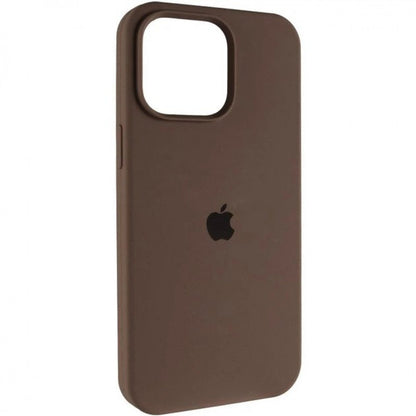 Original Silicone Case Full Size iPhone 14 6.1" — New Brown (80)