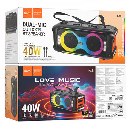 Bluetooth Speaker & 2 Microphones — Hoco HA9
