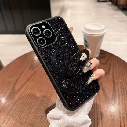 Swarovski Stand Case with MagSafe iPhone 14/13 — Black