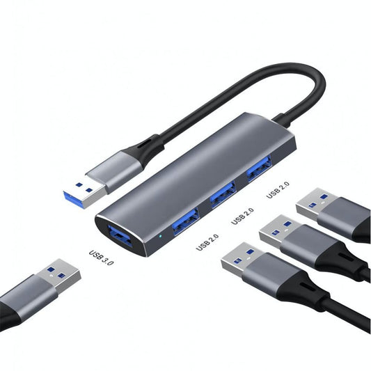 USB HUB : USB 3.0 To 4 USB 4 PORT HUB 3.0