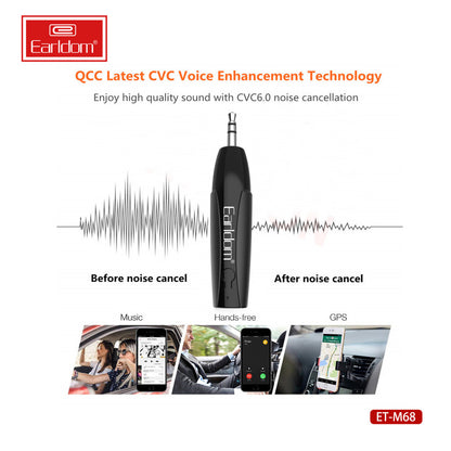 Bluetooth Audio Receiver - Earldom ET-M68