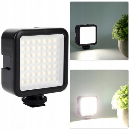 Video light lamp LED W49 5.5W LED49pcs color 2500-6500K CRI95+