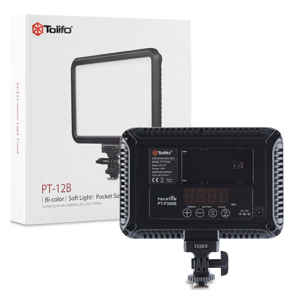 LED video light lamp PT-F300B 30W LED300 color 3200-5600K