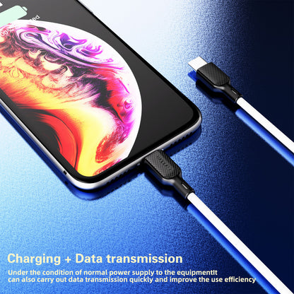 Cable USB C to C 60W (1m) Earldom EC-153 C-C White