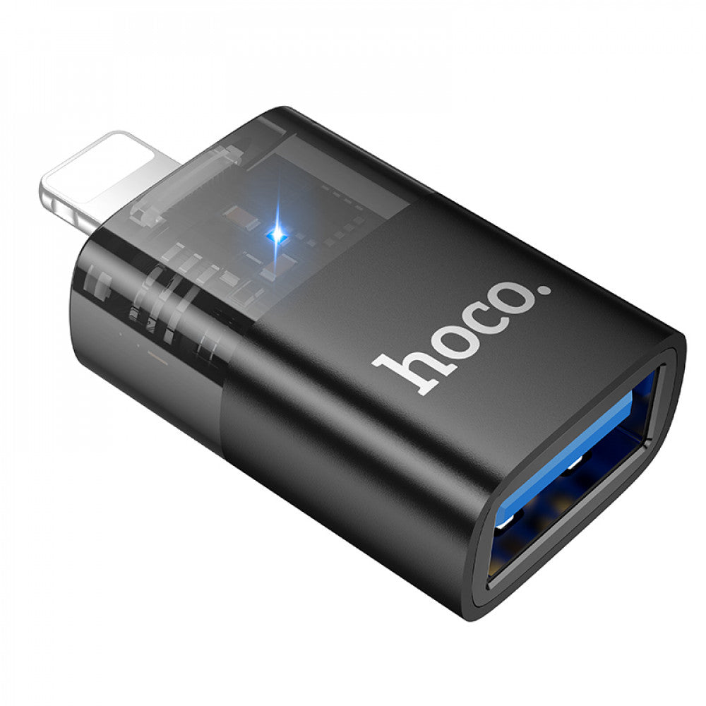 Adapter Lightning To USB 2.0 — Hoco UA36 — Black