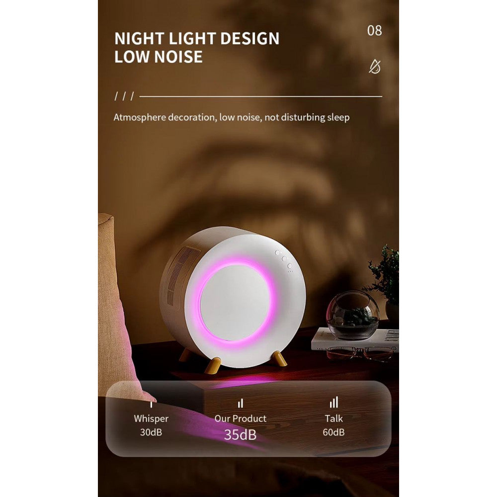 Портативный мини вентилятор WT-D8  — White