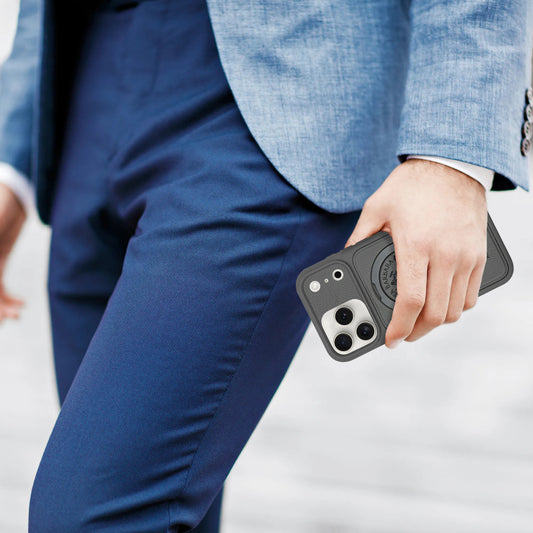 Накладка Чехлы Polo Primo Leather Case iPhone 17 Pro — Titanium Grey