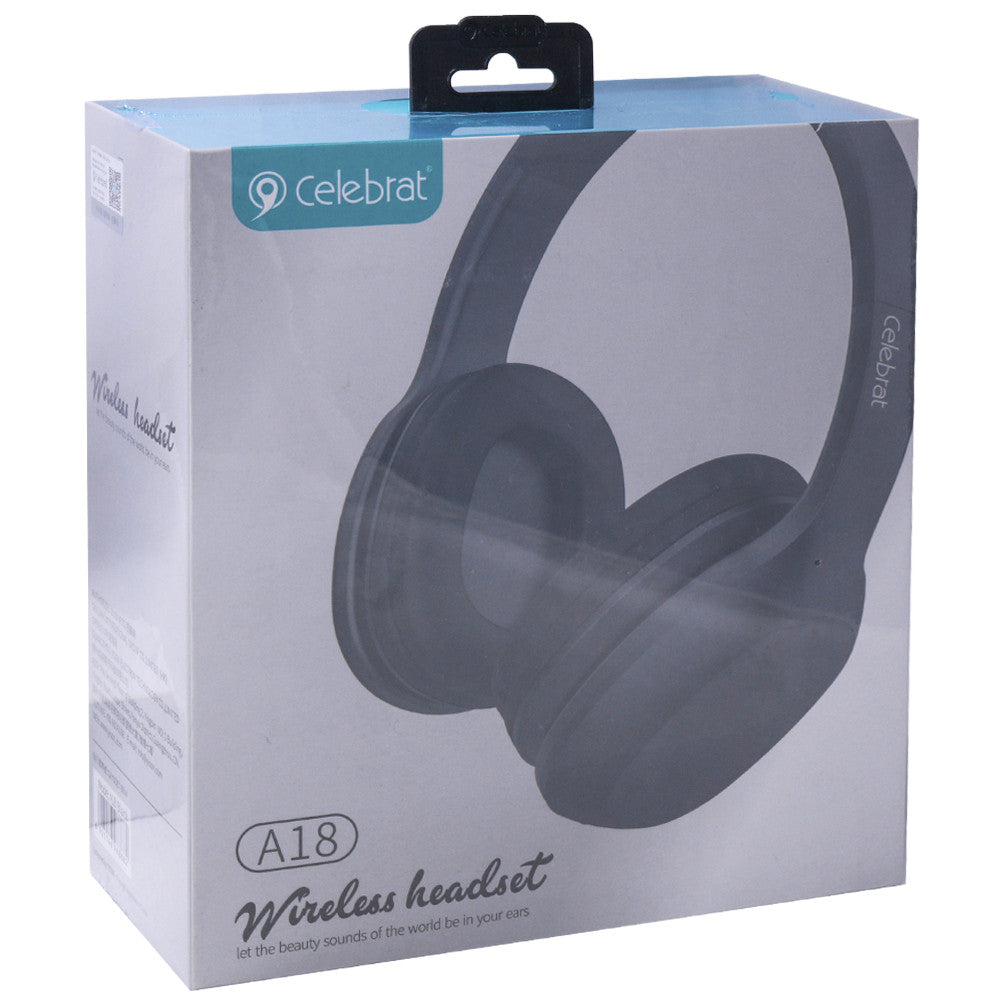 Bluetooth headphones Celebrat A18 – Black