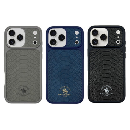 Накладка Чехлы Polo Knight Leather Case iPhone 17 — Black