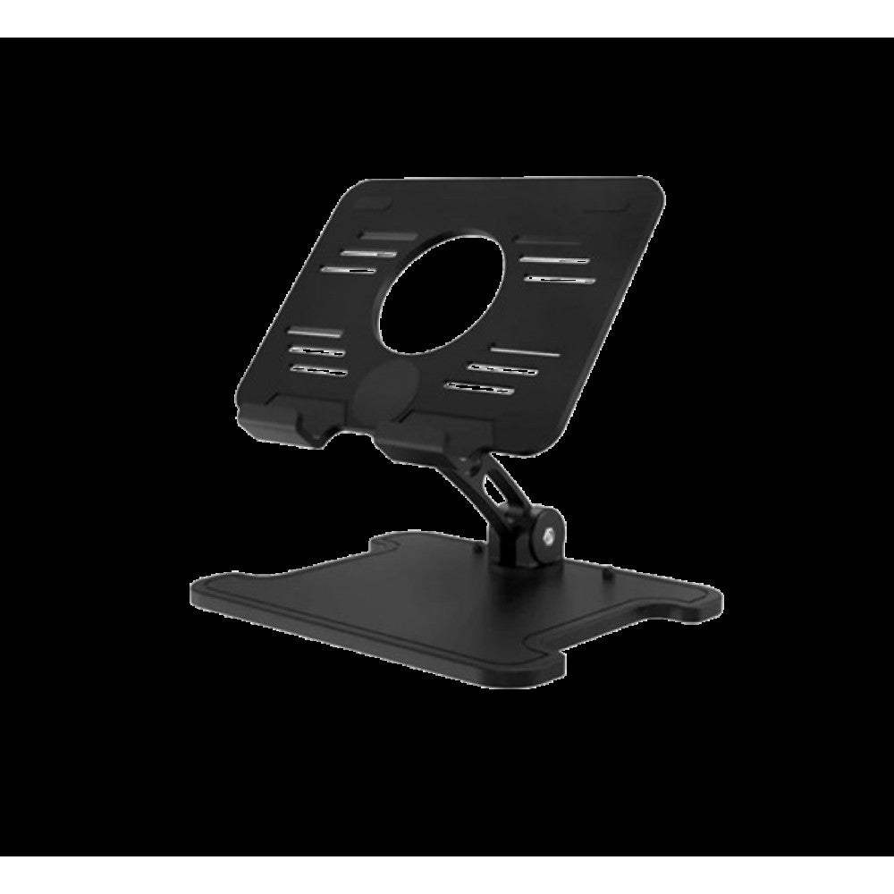 Phone &amp; Tablet Stand – Desktop Biaxial Foldable Metal Gray K-605