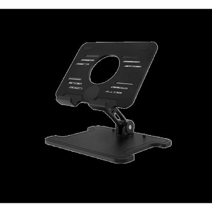 Phone &amp; Tablet Stand – Desktop Biaxial Foldable Metal Gray K-605