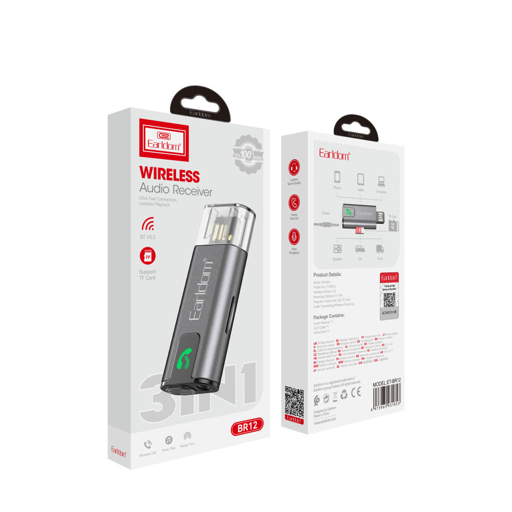 Bluetooth Audio Receiver Earldom ET-BR12