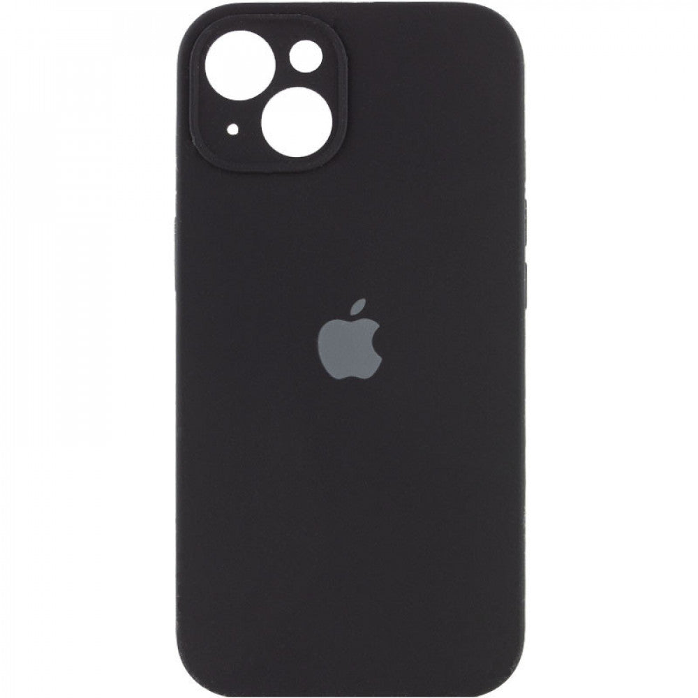 Original Silicone Case with protective camera iPhone 12 — Black (18)
