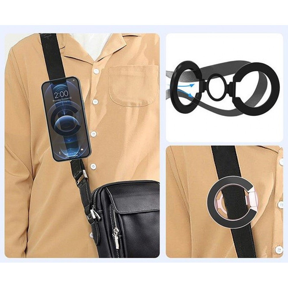 Підставка для телефону Ring With Magsafe ; Handcuff — White