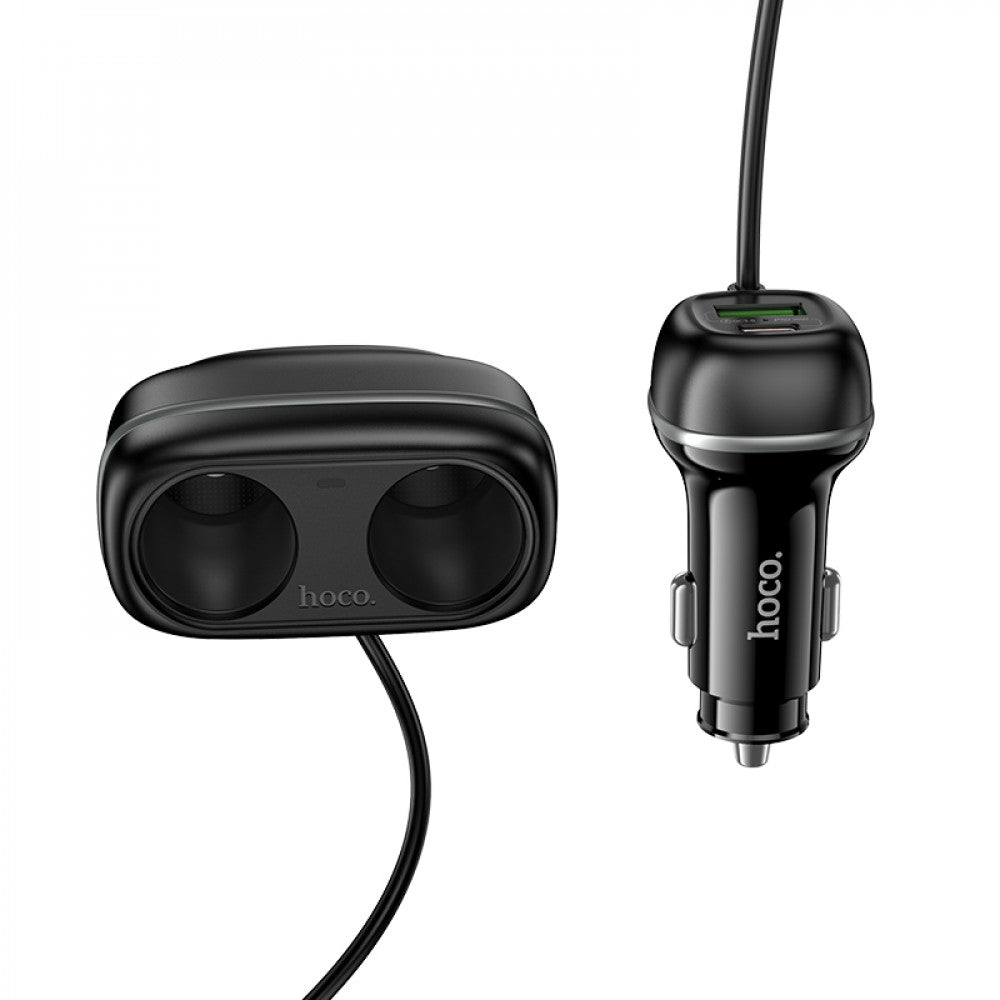 Разветвитель прикуривателя | 2S | 1P | 1U — Hoco Z59