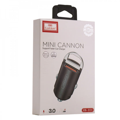 Car Charger 2.4A 1U 1C Earldom ES-CC3