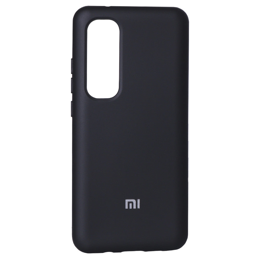 Original Silicone Cover Case Xiaomi Mi Note 10 Lite — Black