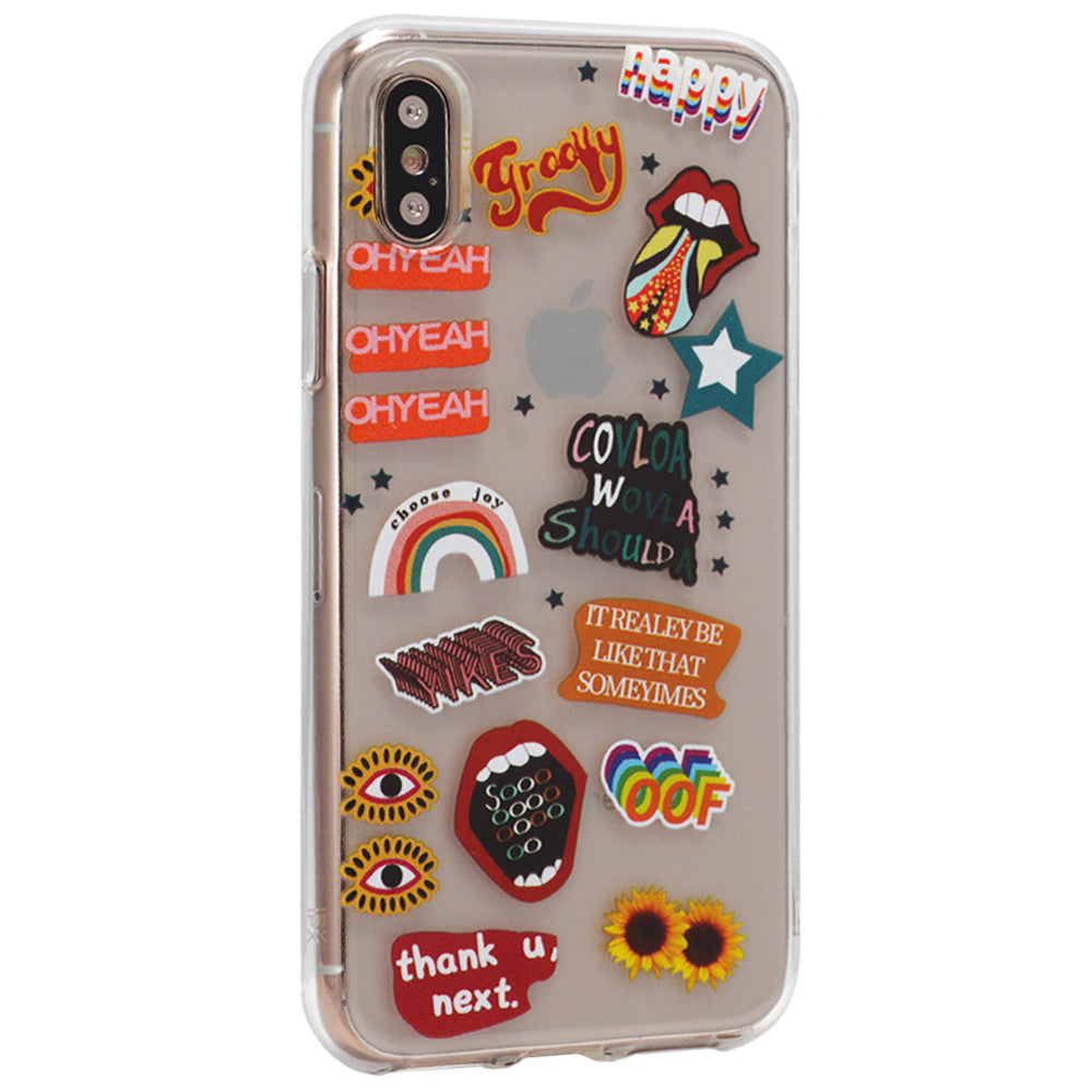 Stickers Series TPU Case iPhone XS Max 