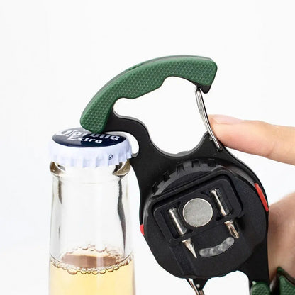 Rechargeable LED Flashlight W5146 with Type-C (7 modes, carabiner, knife, magnet)