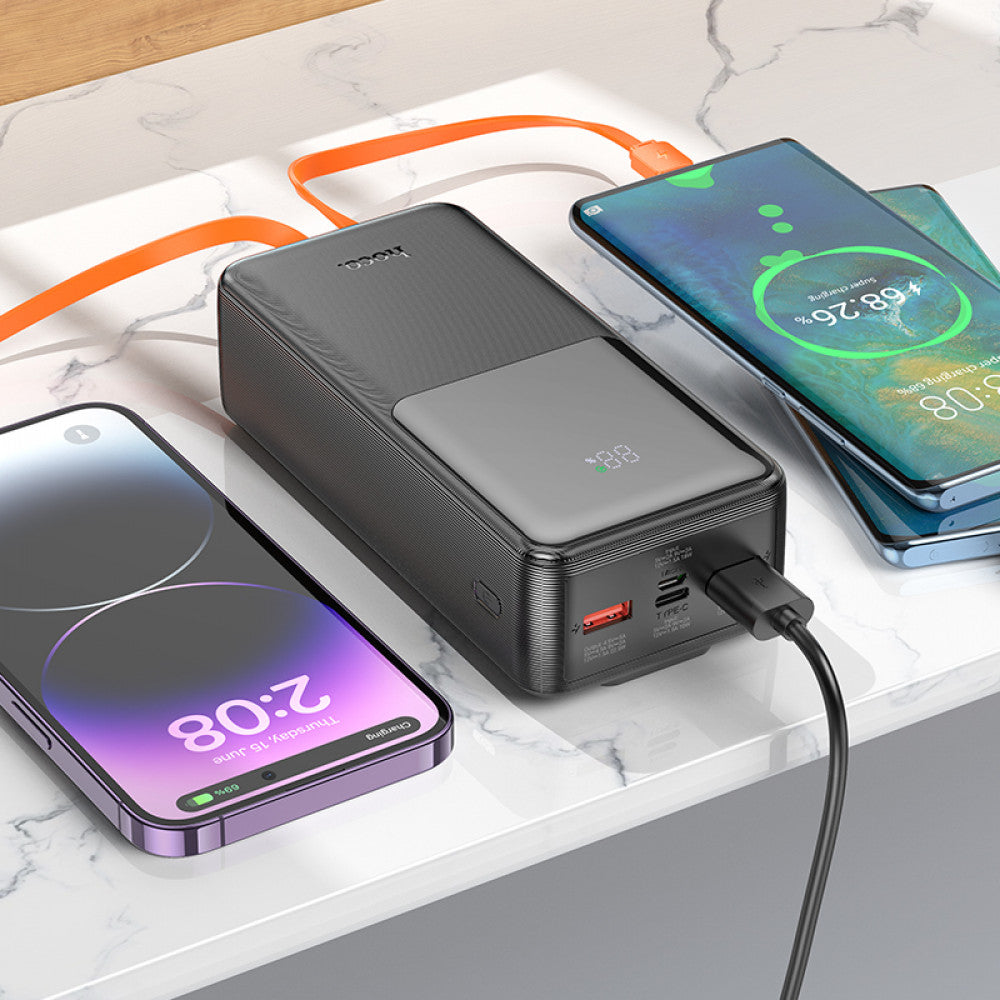 Power Bank 30000 mAh | PD20W+QC3.0 – Hoco J119B – Black