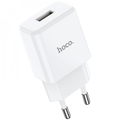 Home Charger 2.1A 1U Micro Cable (1m) Hoco N9 – White