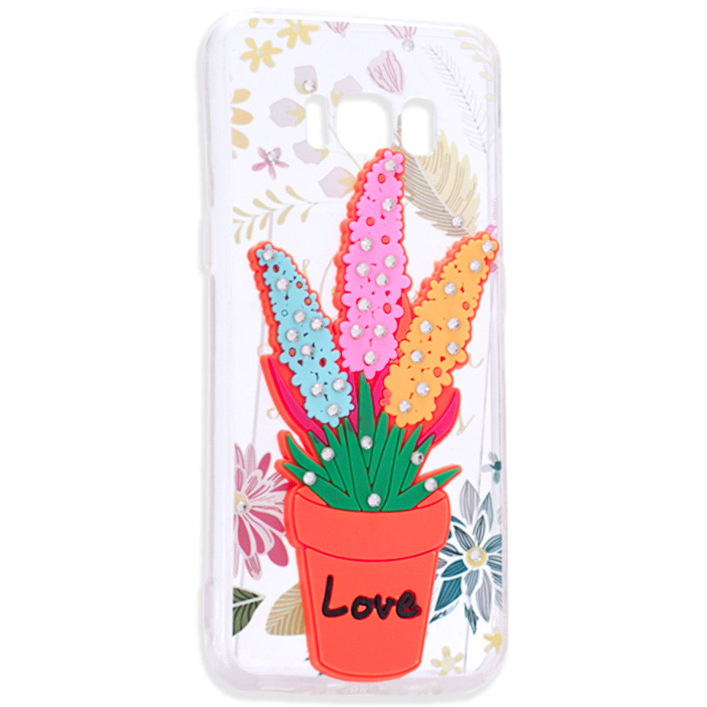 Cover Cases Flowers Diamonds TPU Case Samsung A7 2016(A710)