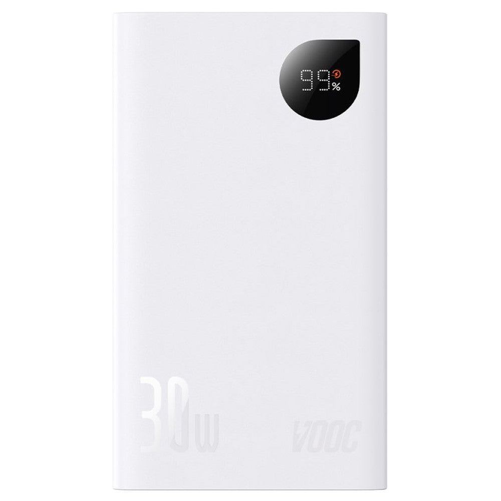 Power Bank 20000 mAh | 30W | Digital Display - Baseus (PPAD050) - PPAD050002 White